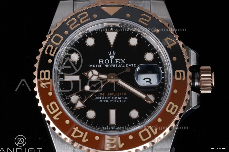 SS SH3285 New Best RG Edition 855 126711 CHNR V 1:1 GMT SS on ARF FastDry Bracelet 904L Master II 1222